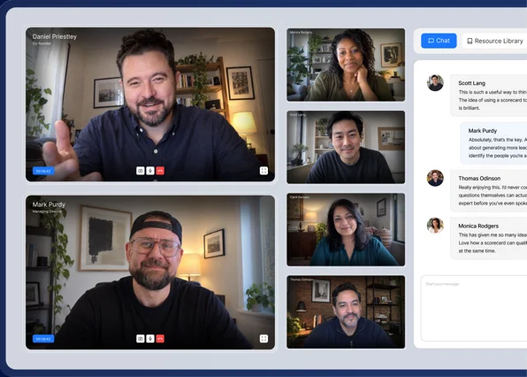 A live Launch Accelerator session with Daniel Priestley and Mark Purdy